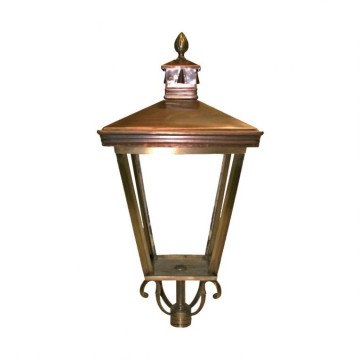 Buitenlamp brons hoogte 80 cm 