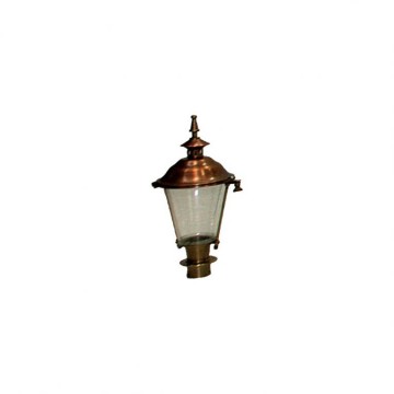 Buitenlamp brons hoogte 40 cm 