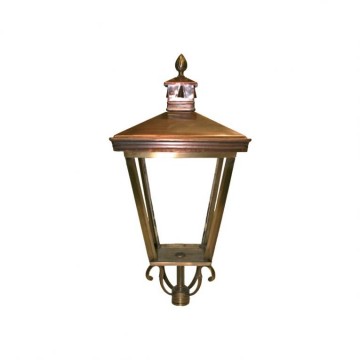 Buitenlamp brons hoogte 70 cm 