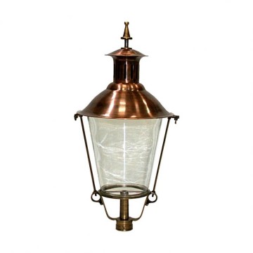 Buitenlamp brons hoogte 80 cm 