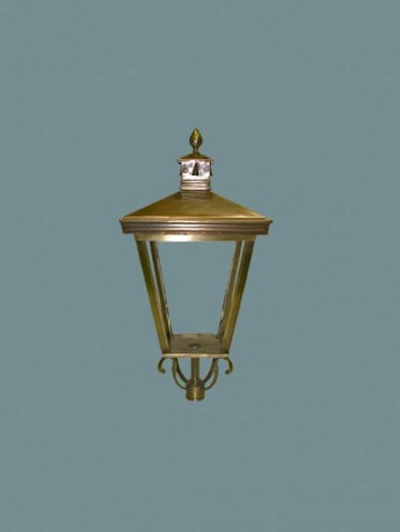 Buitenlamp brons hoogte 60 cm