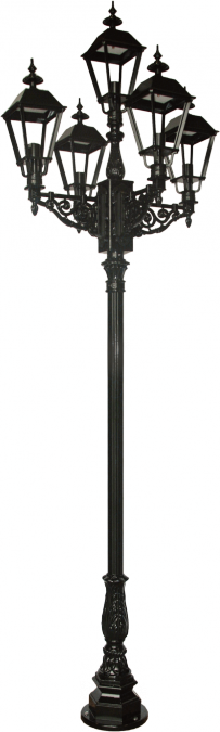 Mast Wenen lang met vijfkroon hoogte 320 cm