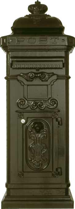 Brievenbus tweedeurs